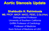 Aortic Stenosis Update