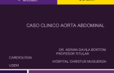 CASO CLINICO AORTA ABDOMINAL