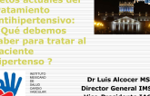 Retos actuales del tratamiento antihipertensivo: ¿Qué debemos saber para tratar al paciente hipertenso?
