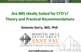 Are BRS Ideally Suited for CTO’s?Theory and Practical Recommendations
