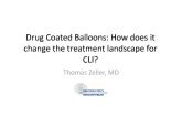 Drug-Coated Balloons: How Does It Change the Treatment Landscape for CLI?