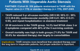 5-Year Outcomes of TAVR vs Standard Treatment for Patients With Inoperable Aortic Stenosis