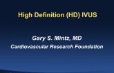 High Definition (HD) IVUS