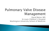 Pulmonary Valve Disease