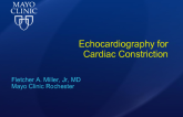 Echocardiography for Cardiac Constriction