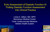 Echo Assessment of Diastolic Function III: Putting Diastolic Function Assessment Into Clinical Practice