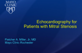 Echocardiography for Patients with Mitral Stenosis