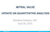 Mitral Valve Update Quantitative Analysis