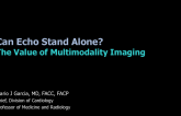 Can Echo Stand Alone? The Value of Multimodality Imaging