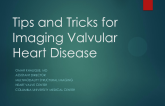 Tips and Tricks for Imaging Valvular Heart Disease