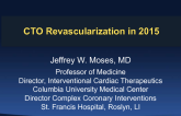 CTO Revascularization in 2015