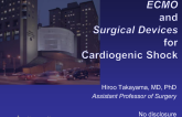 ECMO and Surgical Devices for Cardiogenic Shock
