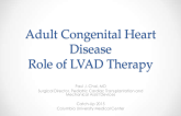 Adult Congenital Heart Disease: Role of LVAD Therapy
