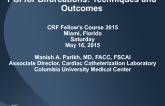 PCI for Bifurcations: Techniques and Outcomes