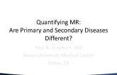 Quantifying Mitral Regurgitation: Are Primary and Secondary Diseases Different?
