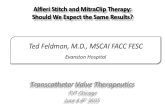 Alfieri Stitch and MitraClip Therapy: Should We Expect the Same Results?
