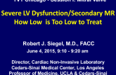 Severe LV Dysfunction/Secondary MR: When Is Low Too Low to Treat?