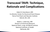 Transcaval TAVR: Technique, Rationale, and Complications
