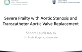 Case Presentation: Severe Frailty With AS and TAVR