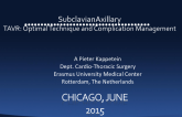 Subclavian-Axillary TAVR: Optimal Technique and Complication Management