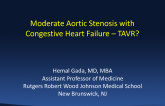 Case Presentation: Moderate AS With CHF and TAVR