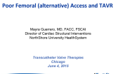Case Presentation: Poor Femoral (Alternative) Access and TAVR