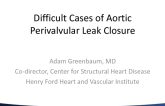 Difficult Cases of Aortic Paravalvular Leak Closure