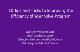 10 Tips and Tricks to Improve the Efficiency of Your Transcatheter Valve Program
