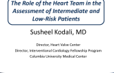 New Indications Coming: The Role of the Heart Team in the Assessment of Intermediate- and Low-Risk Patients