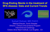 Drug Eluting Stents in the treatment of  SFA disease: Data and Current Trends
