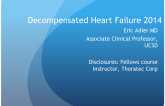 Decompensated Heart Failure 2014