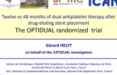 12 vs 48 months of dual antiplatelet therapy after drug-eluting stent placement: The OPTIDUAL Randomized Trial