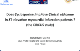 CIRCUS Study: Does Cyclosporine Improve Clinical Outcome is ST-Elevation Myocardial Infarction Patients?