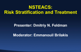 NSTE-ACS: Risk Stratification and Treatment