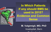 In Which Patients (if Any) Should BMS Be Used in 2015? Evidence and Common Sense