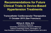 Considerations and Recommendations for Future Clinical Trials in Device-Based Hypertension Treatments