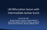 How Did I Treat a Patient With Distal a Left Main Bifurcation and Intermediate Syntax Score?