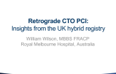 The Retrograde Approach: UK CTO Registry Insights