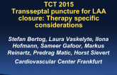 Transseptal Puncture for LAA Closure: Therapy-Specific Considerations