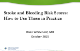 Stroke and Bleeding Risk Scores: How to Use These in Practice