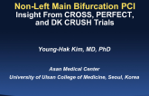 NonLeft Main Bifurcation PCI: Insight From CROSS, PERFECT, and DK CRUSH Trials
