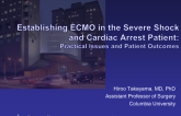 Establishing ECMO in the Severe Shock and Cardiac Arrest Patient: Practical Issues and Patient Outcomes