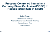 Pressure-Controlled Intermittent Coronary Sinus Occlusion (PICSO) to Reduce Infarct Size in STEMI