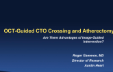 OCT-Guided CTO Crossing and Atherectomy: Are There Advantages of Image-Guided Intervention?