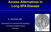 Access Alternatives in Long SFA Disease