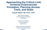 Approaching the Critical Limb Ischemia Endovascular Procedure: Planning Access, Tools, and Goals