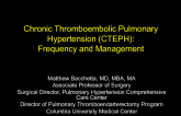 Chronic Thromboembolic Pulmonary Hypertension (CTEPH): Frequency and Approaches to Management