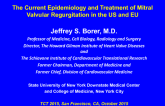 The Current Epidemiology and Treatment of Mitral Valvular Regurgitation in the US and EU