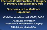 The Real-World Practice of Surgery in Primary and Secondary MR: Outcomes in the Medicare Population