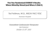 Five-Year Randomized EVEREST II Results: Where MitraClip Shined (and Where It Didnt)